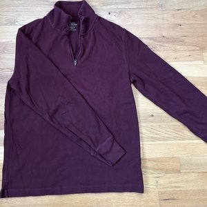Small, maroon, 100% cotton, man’s pullover